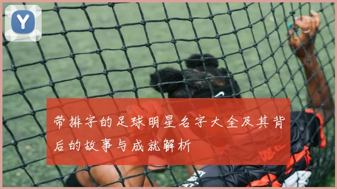 带排字的足球明星名字大全及其背后的故事与成就解析